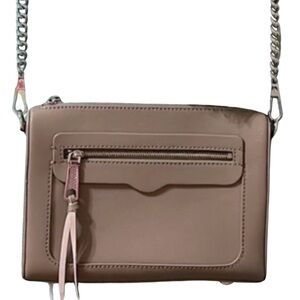 🚨FIRM PRICE🚨Rebecca Minkoff - Taupe Saffiano Leather Crossbody Bag